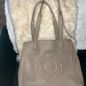 Marc Jacobs Taupe Leather Tote